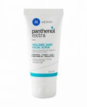 Panthenol Extra Volcanic Sand Facial Scrub.