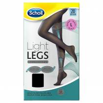 Dr. Scholl's Light Legs  20 Den Black L