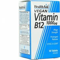 Health Aid - Vitamin B12 1000mg 50Tabs