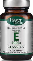 Power Health Classics Platinum Vitamin E 400iu 30 κάψουλες