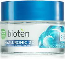 Bioten 3D Κρέμα Προσώπου Νυκτός για Ενυδάτωση & Αντιγήρανση με Υαλουρονικό Οξύ 50ml