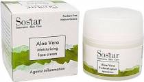 Sostar Focus Ενυδατική Κρέμα Προσώπου Ημέρας για Μικτές Επιδερμίδες με Υαλουρονικό Οξύ & Aloe Vera 50ml